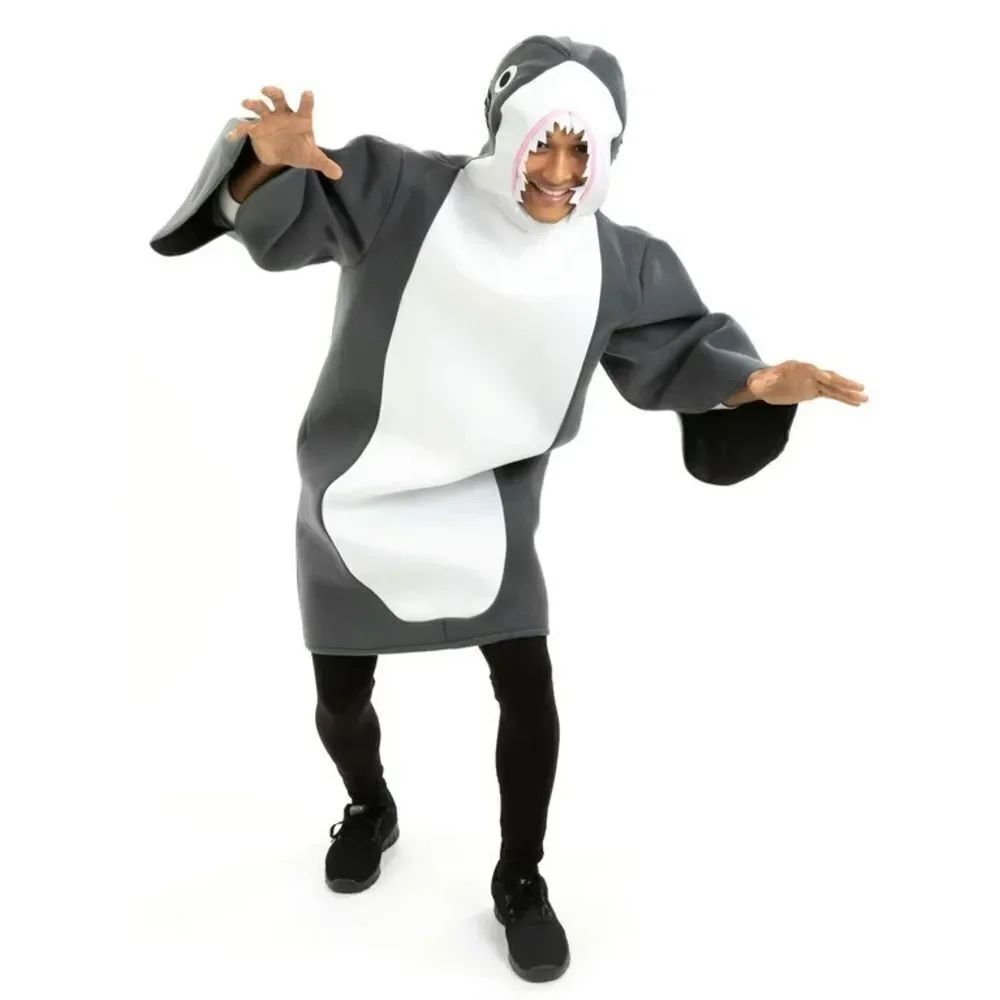 NWT Hauntlook Big Blue Shark Costume OS